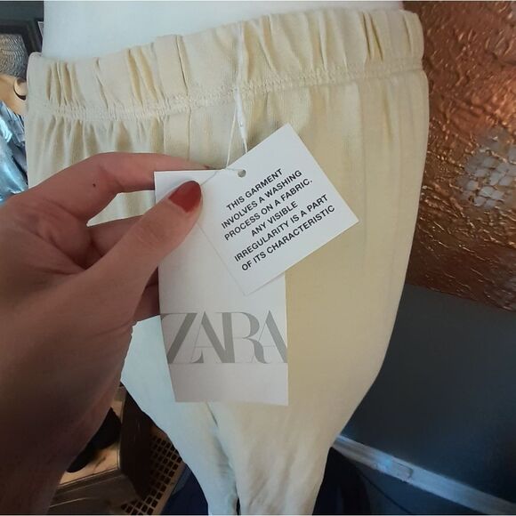 Zara NWT 100% Cotton Butter Yellow Maxi Skirt - Picture 7 of 12